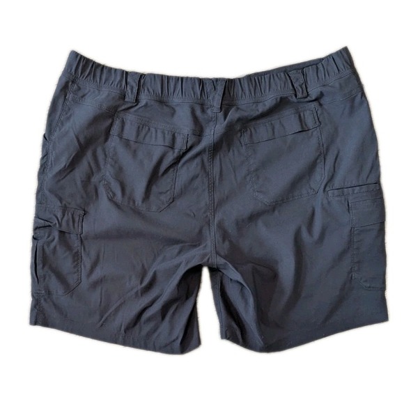 Duluth Trading Co Women 24W Dry on the Fly Navy Blue cargo shorts Nylon Stretch - Picture 2 of 10